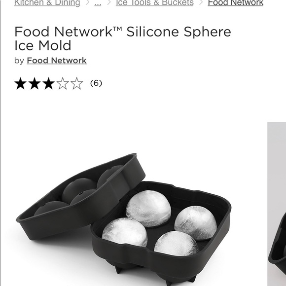 Food Network Other - Silicone Sphere Ice molds. Food Network